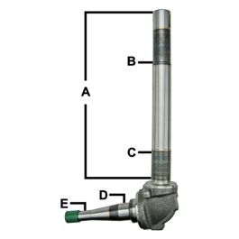 Spindle, LH - Fits Ford/New Holland - NCA3106B