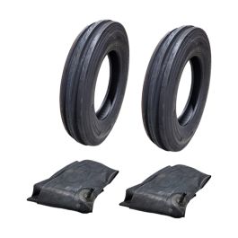 2 550X16 TIRES WITH TUBES - Fits Multiple Makes - TIRESET550X16