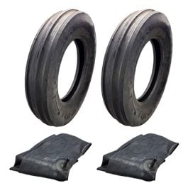 2 6.00X16 TIRES WITH TUBES - Fits Multiple Makes - TIRESET600