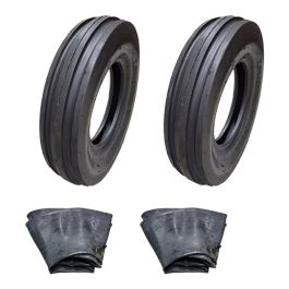 2 750X16 TIRES WITH TUBES - Fits Multiple Makes - TIRESET750X16