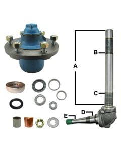 L/H Spindle Kit - Fits Ford/New Holland - FD03-A006