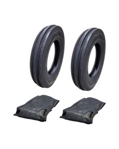 2 550X16 TIRES WITH TUBES - Fits Multiple Makes - TIRESET550X16
