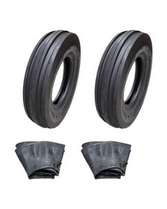 2 750X16 TIRES WITH TUBES - Fits Multiple Makes - TIRESET750X16