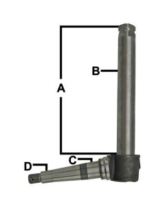 Front Spindle R/H - Fits Fiat/Long - TX10808