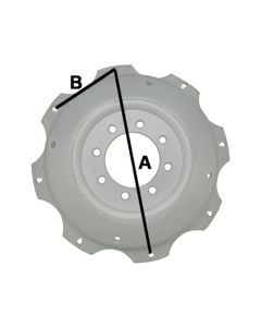 Rear Wheel Center - Fits Ford/New Holland - WHEEL34