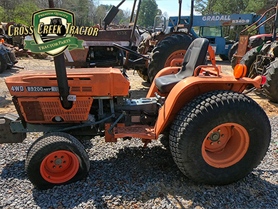 Used Kubota B9200 Tractor Parts