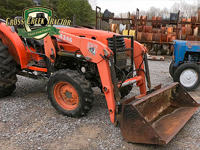 Used Kubota M246 Bush Hog Loader